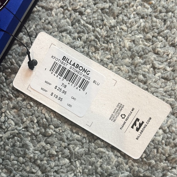 Billabong | NWT Little Boys Stoked Flip Flop Sandals - Picture 6 of 9